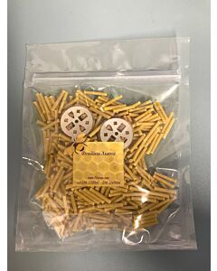 Bag of 100% beeswax wicks