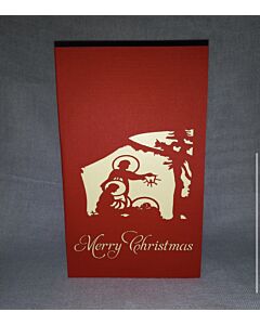 Nativity Scene Pop Up Card