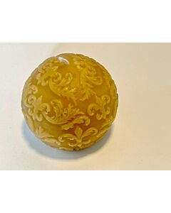 Fleur de Lis Ball Candle