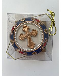 Cross Rosary Trinket Box