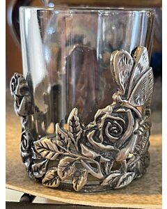 Rose Tea Candle Holder