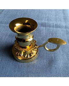 2 1/2" tall Brass Candle Holder