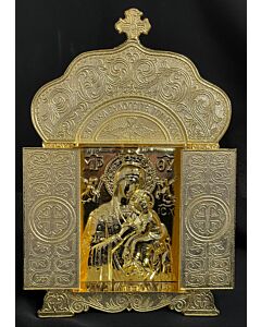 Large gold Icon with doors