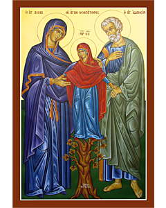 Sts. Joachim and Anna with the Theotokos