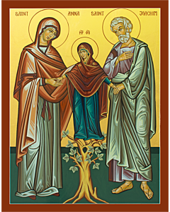 Sts. Joachim and Anna with the Theotokos