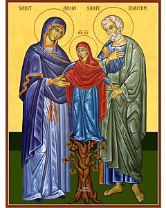 Sts. Joachim and Anna with the Theotokos