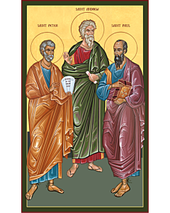 Apostles Andrew, Peter and Paul