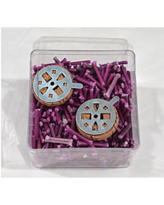 Lilac-scented waxed wicks