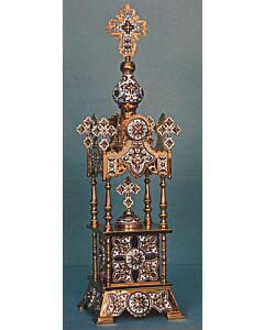 Gold-plated tabernacle with enamel - SPECIAL ORDER!