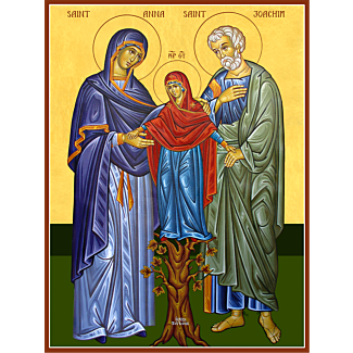 Sts. Joachim and Anna with the Theotokos